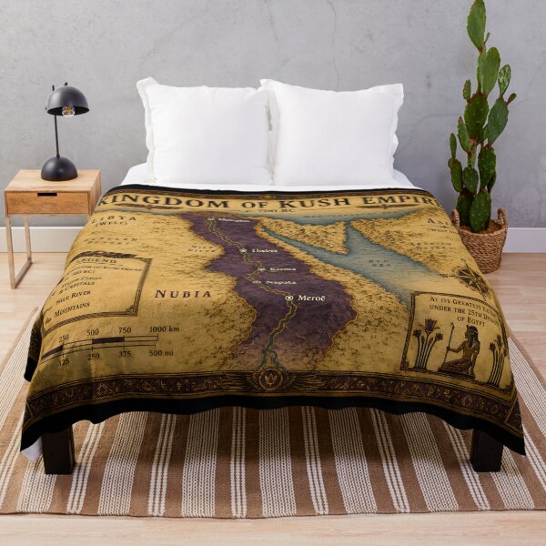 Item preview, Kingdom of Kush Map | Kushite Empire circa 700 BC designed and sold by AtlasFactory.