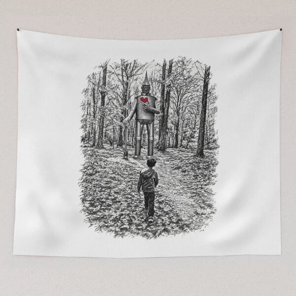 Item preview, The Boy and the Woodsman designed and sold by gotucoveredart.