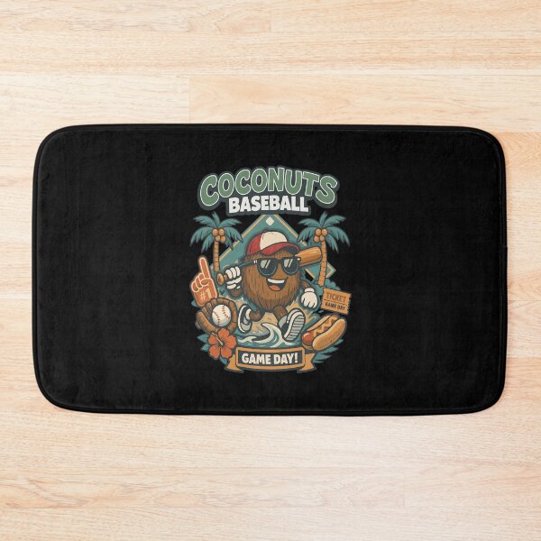 Item preview, Coco Slugger Baseball Retro Coconut Sports Beach Ball Summer designed and sold by cass-vale-lab.