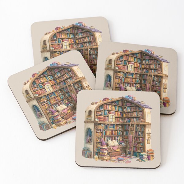 Item preview, Wizard's Library designed and sold by bubblyrainbow.