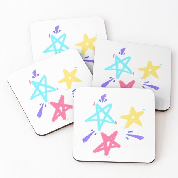 Item preview, Funky playful colorful stars designed and sold by Tiny-Sugar-Dove.
