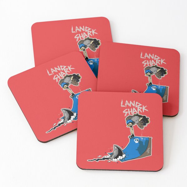Item preview, Land Shark Skateboard Ramp Funny Extreme Sports Graphic Design designed and sold by artworkathome.