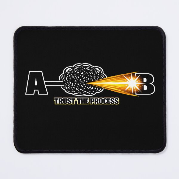 Item preview, Trust The Process — A to B Chaos to Gold Bold Mindset Art designed and sold by ArtoryWorks.
