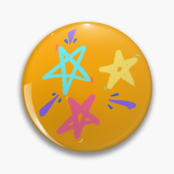 Item preview, Funky playful colorful stars (orange variant) designed and sold by Tiny-Sugar-Dove.