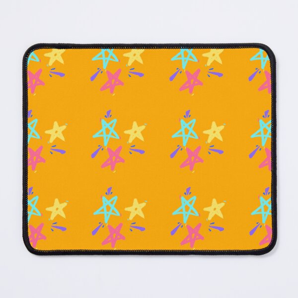 Item preview, Funky playful colorful stars (orange variant) designed and sold by Tiny-Sugar-Dove.