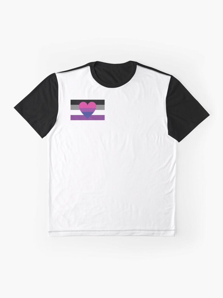 Asexual Biromantic Flag T Shirt By Dlpalmer Redbubble 