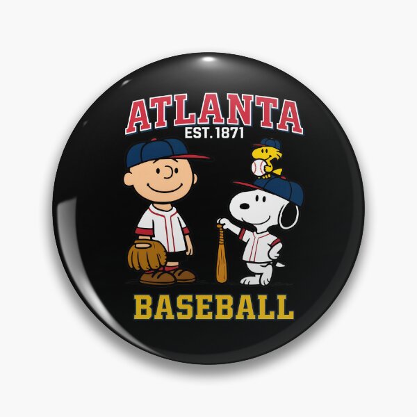 Item preview, Atlantaa Baseball Charlie Brown Snoopy designed and sold by WilliamFerris.