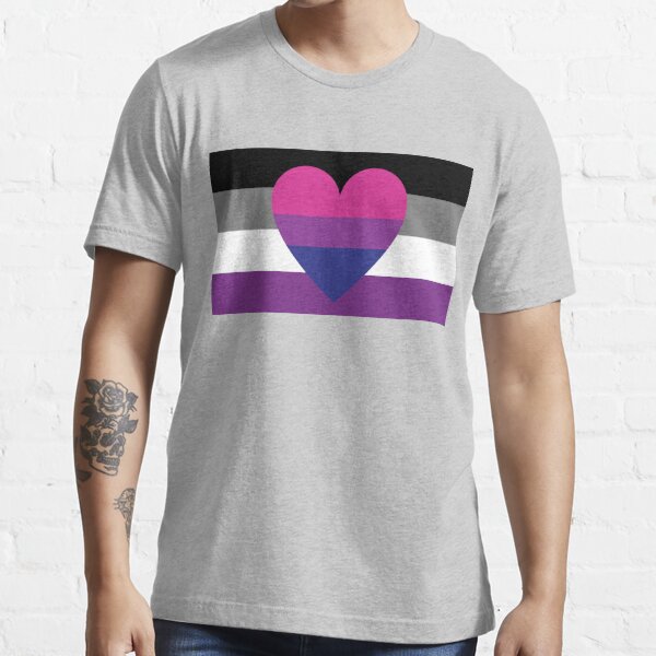 Asexual Biromantic Flag T Shirt For Sale By Dlpalmer Redbubble 