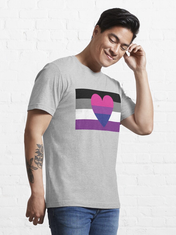 Asexual Biromantic Flag T Shirt For Sale By Dlpalmer Redbubble 