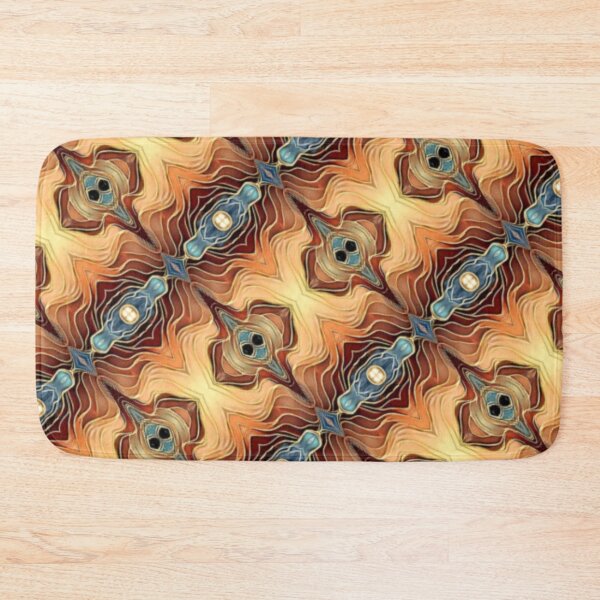 Item preview, Southwest Turquoise Pattern designed and sold by Shy Fractal Designs.