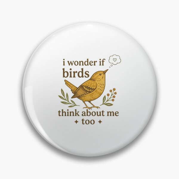 Item preview, Cute Funny I Wonder If Birds Think About Me Too Teachers designed and sold by cass-vale-lab.