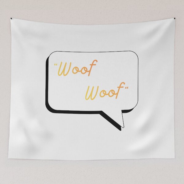 Item preview, "Woof Woof" (Two Strangers Musical) designed and sold by TheFandomGarage.