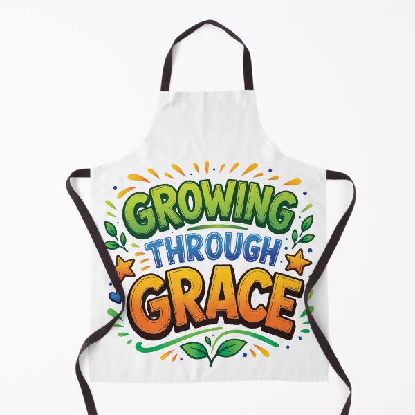 Item preview, Growing Through Grace – Daily Christian Encouragement Quote designed and sold by Verse & Vibes.