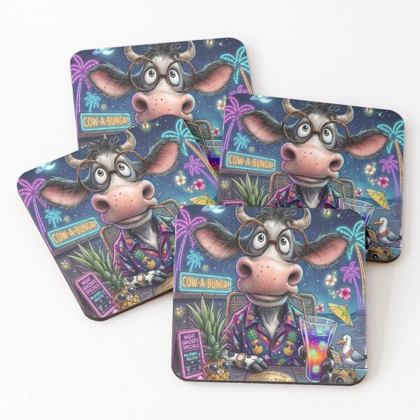 Item preview, Cosmic Cow Tropical Lounge designed and sold by Mindful56.