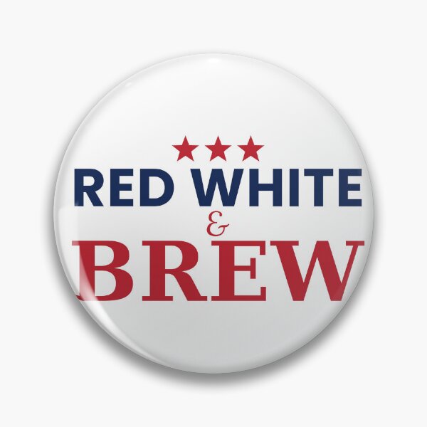 Item preview, Red White And Brew Funny 4th Of July Beer Tee designed and sold by 7Four1 Designs.