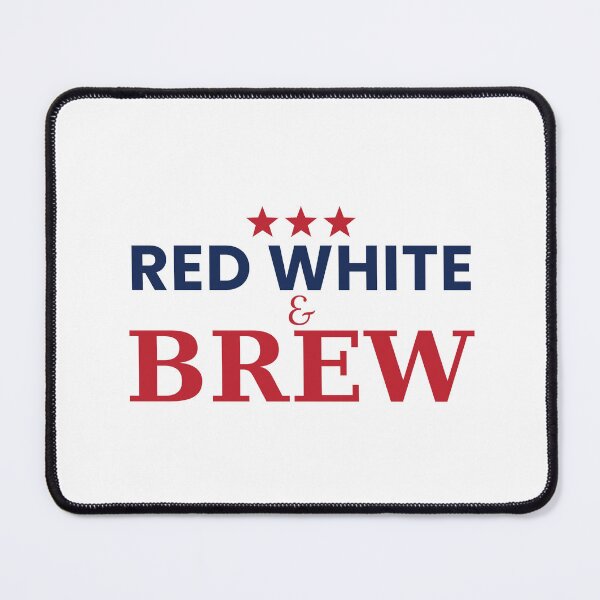 Item preview, Red White And Brew Funny 4th Of July Beer Tee designed and sold by 7Four1 Designs.