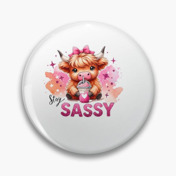 Item preview, Stay Sassy Cow with Drink designed and sold by HUTEND.