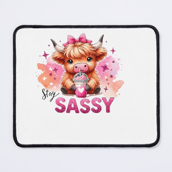 Item preview, Stay Sassy Cow with Drink designed and sold by HUTEND.