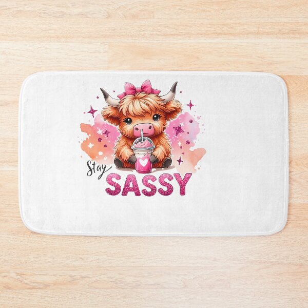 Item preview, Stay Sassy Cow with Drink designed and sold by HUTEND.