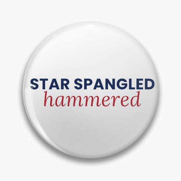 Item preview, Star Spangled Hammered Funny 4th Of July Drinking Tee designed and sold by 7Four1 Designs.