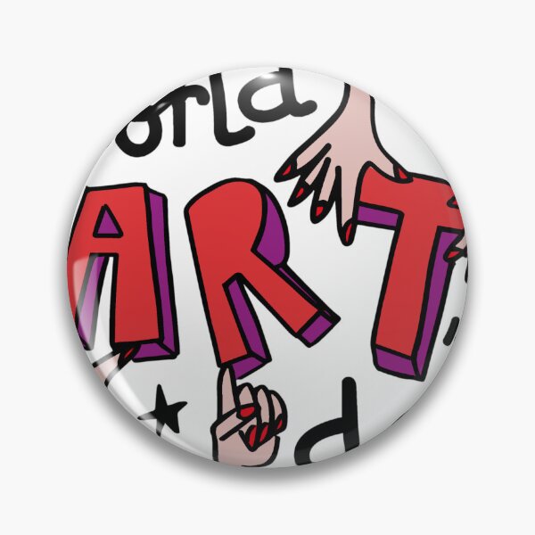 Item preview, Happy World Art Day designed and sold by dahra-nor-elm.