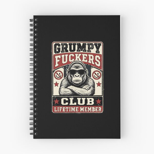 Item preview, Grumpy Fuckers Club Lifetime Member Adult Humor designed and sold by cass-vale-lab.