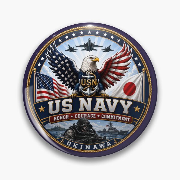 Artikelvorschau, US-Marine – Okinawa entworfen und verkauft von Okinawa by Design.