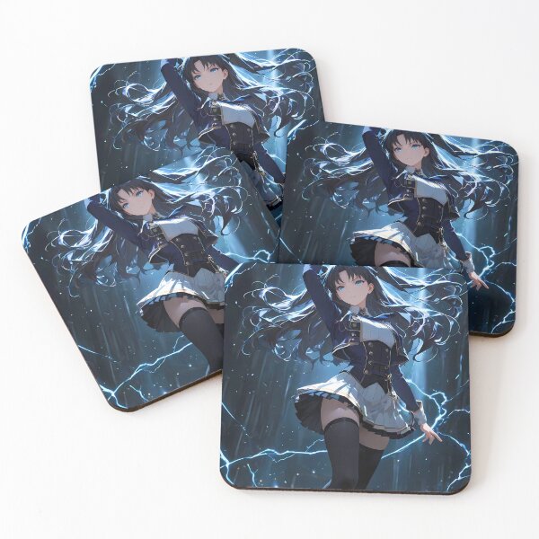 Item preview, Rin Tohsaka Fate Stay Night Blue Lightning Mystic Power designed and sold by justnickthings.