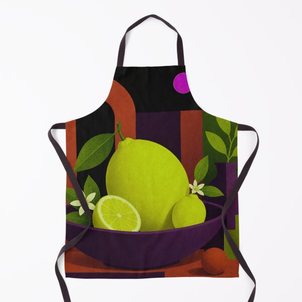 Item preview, Neon Lemon Still Life | Mid-Century Modern Citrus Wall Art designed and sold by joycrysstudio.