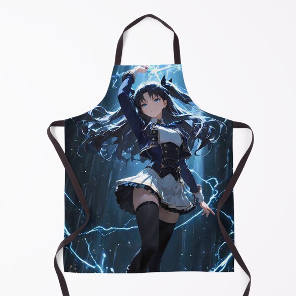 Item preview, Rin Tohsaka Fate Stay Night Blue Lightning Mystic Power designed and sold by justnickthings.