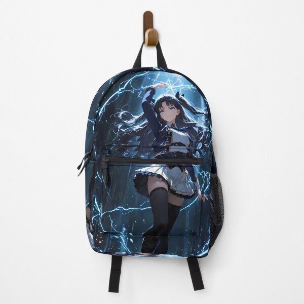 Item preview, Rin Tohsaka Fate Stay Night Blue Lightning Mystic Power designed and sold by justnickthings.