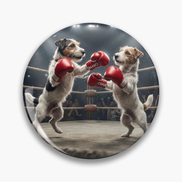 Item preview, Jack Russell Terriers Have a Boxing Match designed and sold by Tridentulus.