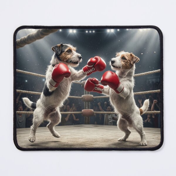Item preview, Jack Russell Terriers Have a Boxing Match designed and sold by Tridentulus.