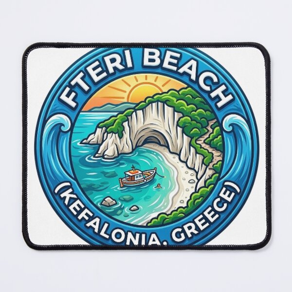 Item preview, FTERI BEACH KEFALONIA GREECE designed and sold by likbatonboot.
