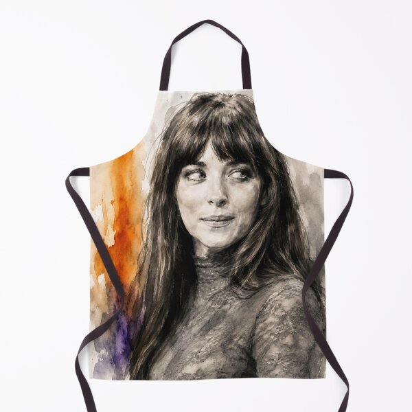 Item preview, Dakota Johnson Watercolor Portrait Art designed and sold by Vicky021.