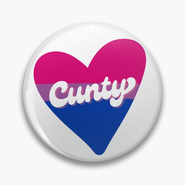 Item preview, CUNTY BI HEART designed and sold by TheFrogPound.