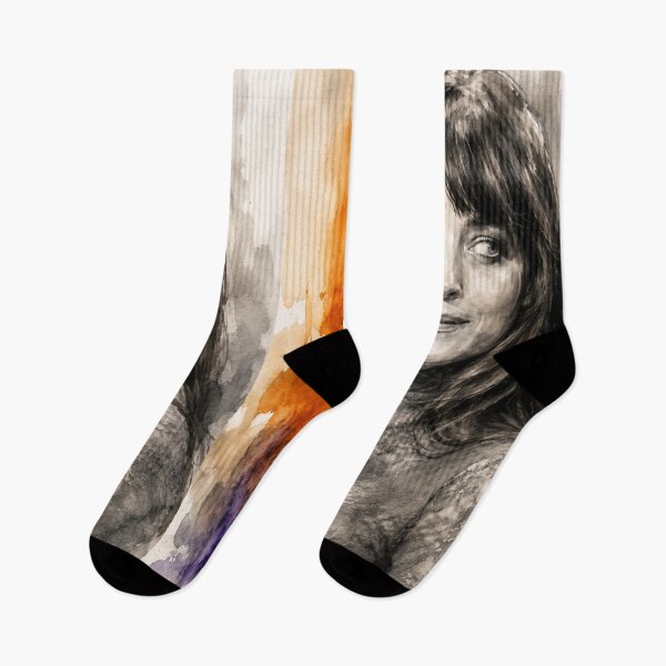 Item preview, Dakota Johnson Watercolor Portrait Art designed and sold by Vicky021.