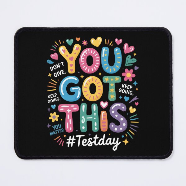 Item preview, You Got This Test Day Rainbow – Encouraging Teacher Student Testing Week Design designed and sold by Zizo-DR44.