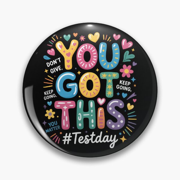 Item preview, You Got This Test Day Rainbow – Encouraging Teacher Student Testing Week Design designed and sold by Zizo-DR44.