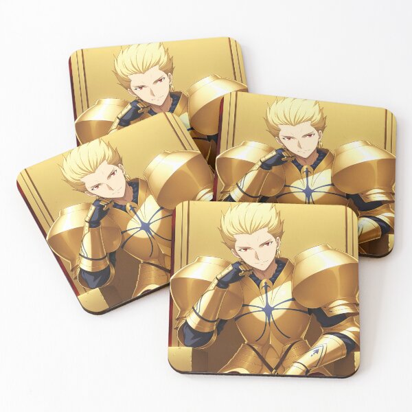 Item preview, Gilgamesh Fate Stay Night Royal Throne Golden Armor designed and sold by justnickthings.