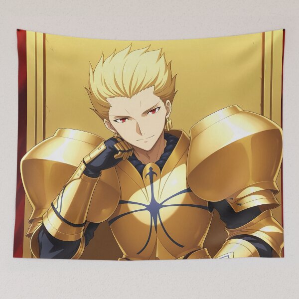 Item preview, Gilgamesh Fate Stay Night Royal Throne Golden Armor designed and sold by justnickthings.