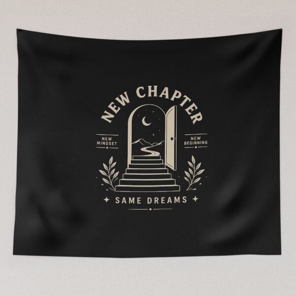 Item preview, New Chapter Same Dreams | New Beginning Minimal Design designed and sold by NomadUSArt.