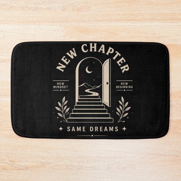 Item preview, New Chapter Same Dreams | New Beginning Minimal Design designed and sold by NomadUSArt.