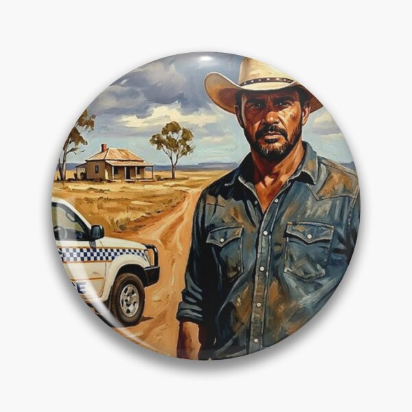Item preview, Mystery Road Australian Outback Crime Drama Art Poster designed and sold by Art's Diner.