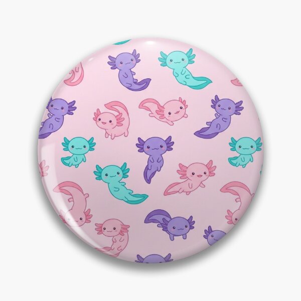 Item preview, Cute Pastel Axolotl Repeating Pattern Pink Purple Blue Seamless Aesthetic designed and sold by Vanilla-Girl.
