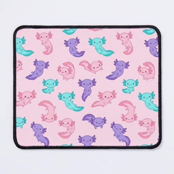 Item preview, Cute Pastel Axolotl Repeating Pattern Pink Purple Blue Seamless Aesthetic designed and sold by Vanilla-Girl.