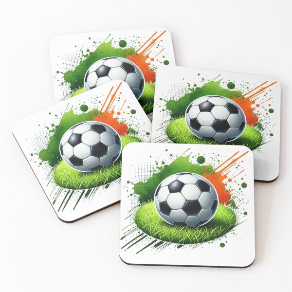 Item preview, Watercolor Splash Soccer Ball Graphic designed and sold by Auravera Designs.