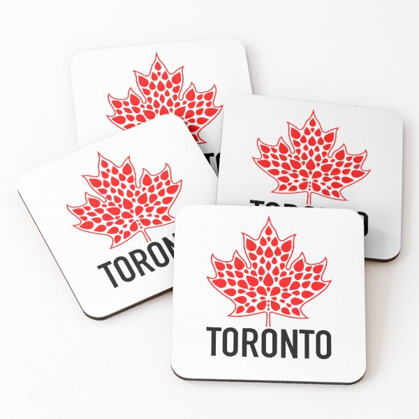 Item preview, TORONTO Red Modern Maple Leaf Emblem designed and sold by Great Canadian Collective.