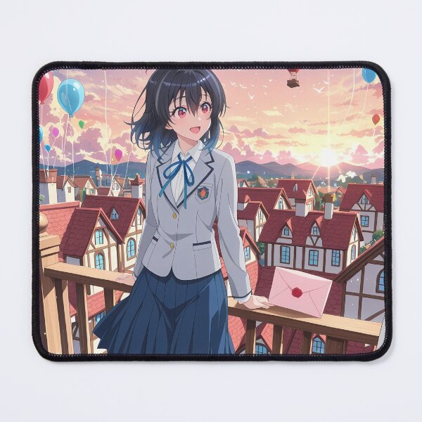 Item preview, Umi Asanagi Second Prettiest Girl Sunset Balcony Balloon Dream designed and sold by bystudiolereve.