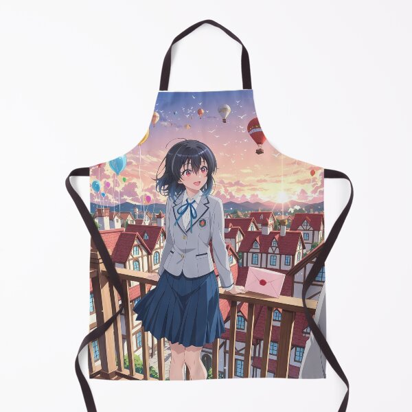 Item preview, Umi Asanagi Second Prettiest Girl Sunset Balcony Balloon Dream designed and sold by bystudiolereve.